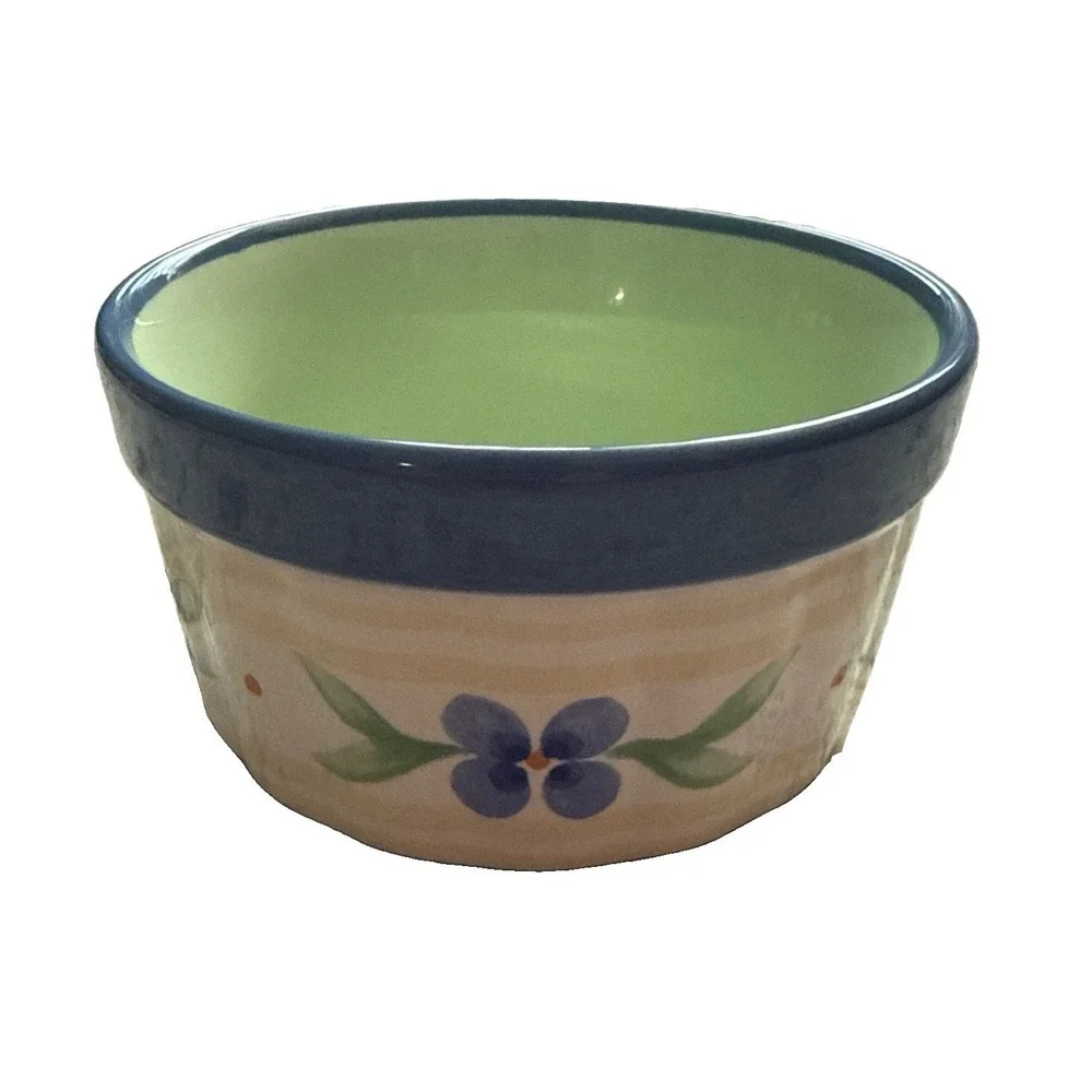 PFALTZGRAFF SUMMER BREEZE  STONEWARE 12 OUNCE DIP BOWL